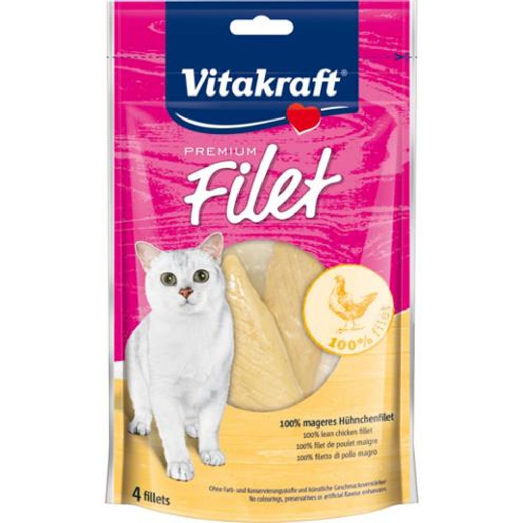 Vitakraft Filet, Kitten, Huhn, 70 g, Getreidefrei