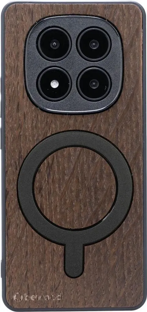 Custodia in legno Bewood per Xiaomi Redmi Note 14 Pro 5G SMOKED OAK con MagSafe