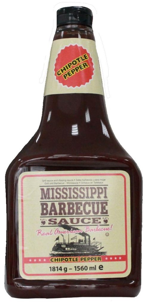 Mississippi Barbecue Sauce Chipotle Pepper angenehm scharf Obrázek produktu 