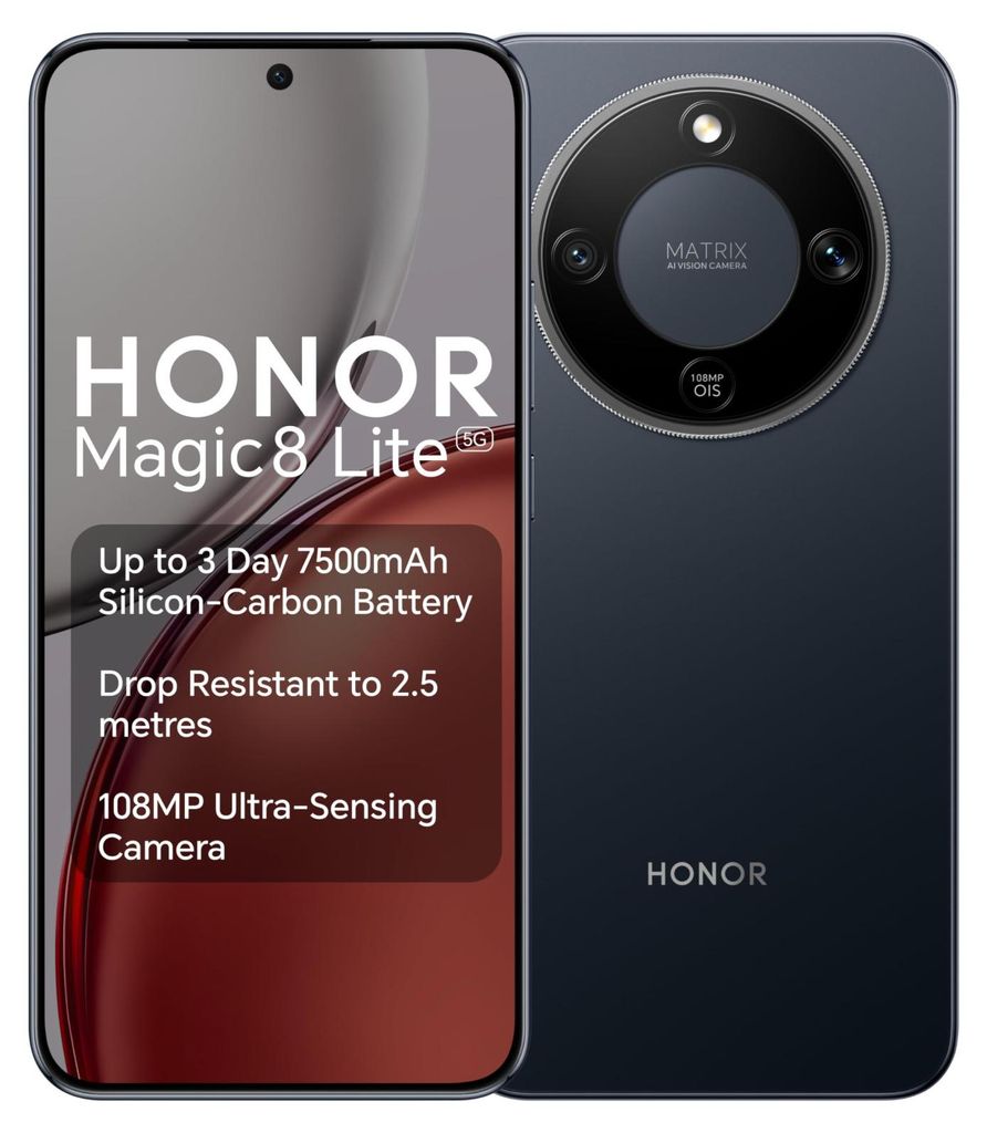 Honor Smartphone Magic 8 Lite 5G 6,79" AMOLED 8 GB RAM 512 Produktbild 