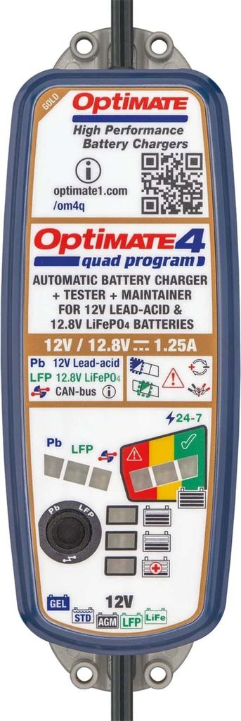 Nabíjačka batérií OptiMate4 Quad Programme Obrázok produktu 
