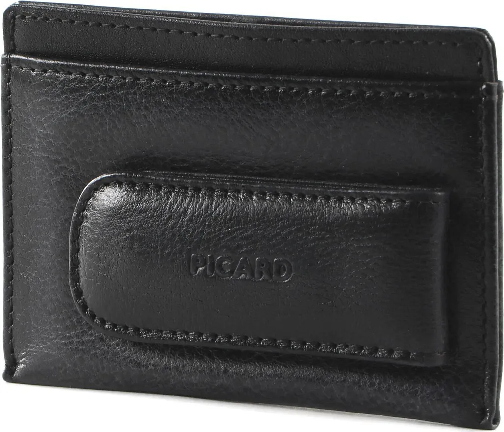 PICARD Porte-cartes Hans 1 en Cuir Anthrazit Gris Foncé pour Homme