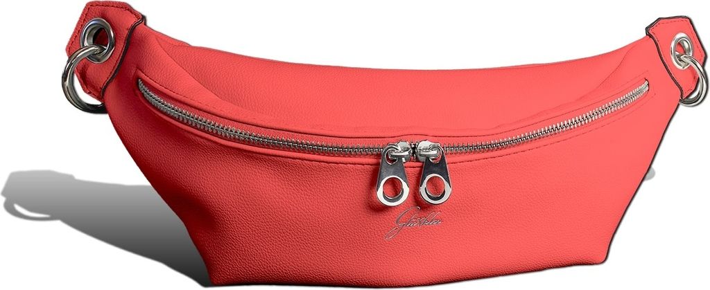 Gürteltasche koralle orange Glüxklee Tasche Kunstleder D2OTD5029O