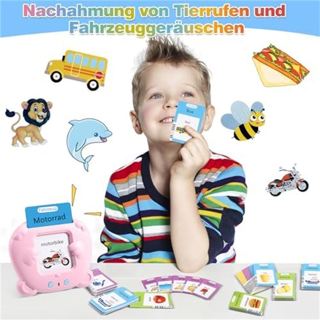 SOFELA Sprechende Lernkarten Deutsch - 255 Karten Für Kinder 2-6 Jahre