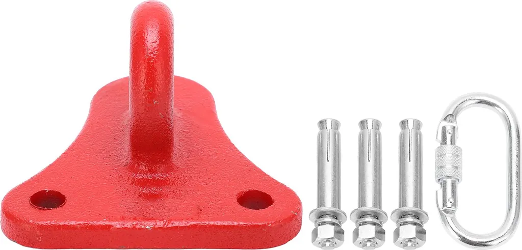 Kit d'assurage escalade complet avec étrier triangulaire et mousqueton