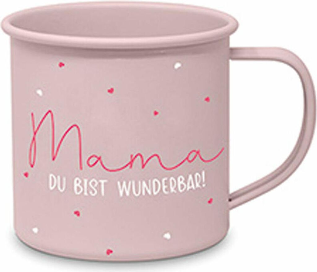 PPD Mama Metal Mug D@H, Henkelbecher, Kaffeebecher, Becher, Tasse, Metall, 350 ml, 581102073