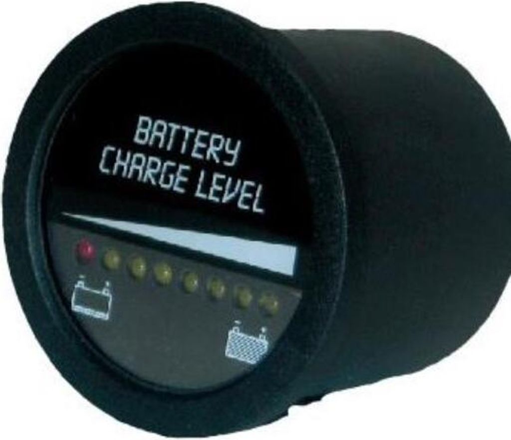 Q-Batteries Ladezustandsanzeige 12V, 24V, 36V, 48V by S.P.E. indicator ULBF52R für Säure Batterie, inkl. Verriegelungsrelais