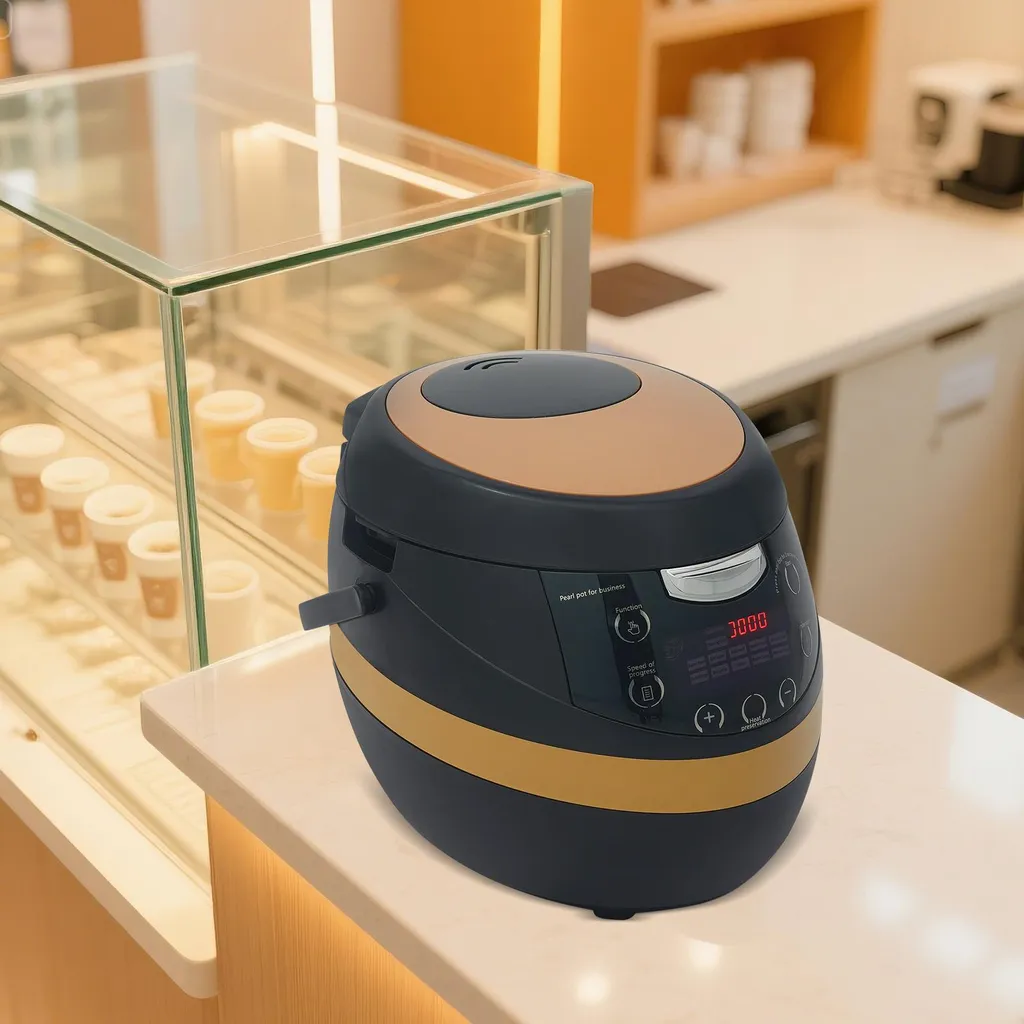 Machine à Bubble Tea automatique 8L 1200W pour perles de tapioca