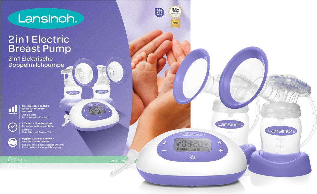 Lansinoh 53060 2IN1 Electrical Breast PUMP Produktbild 