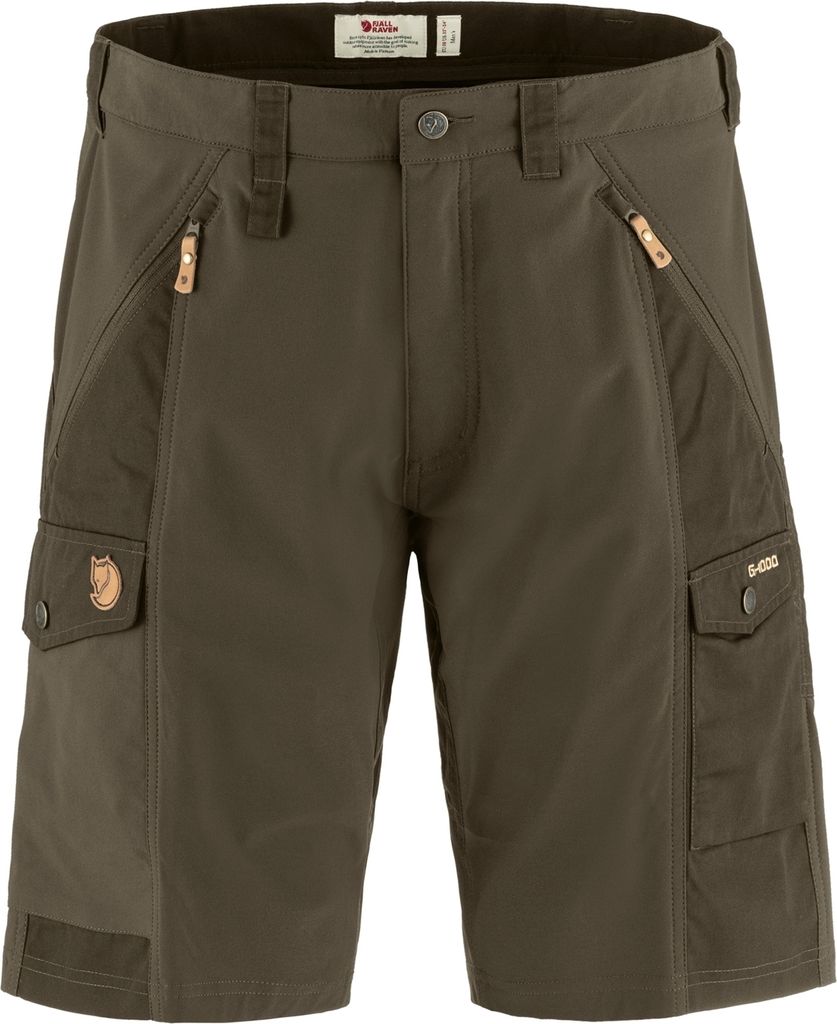 Fjällräven Abisko Shorts Herren Trekking-Shorts Outdoor Wandern dark olive NEU 50
