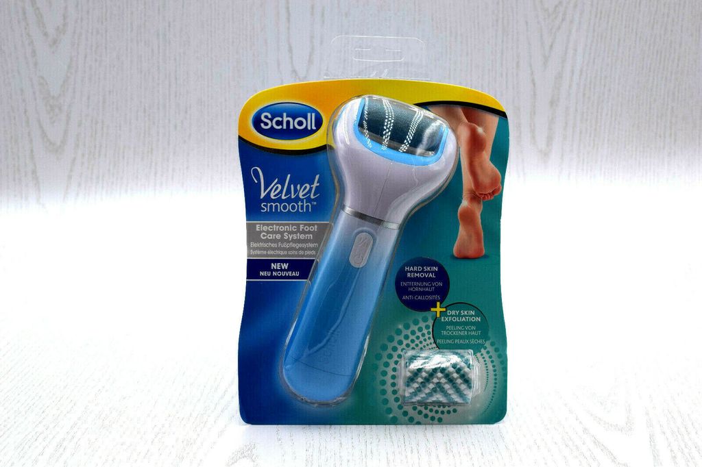 Scholl Velvet Smooth Electric Foot File Pedicure Hard Skin Produktbild 