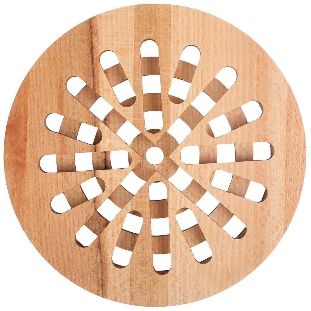 Creative Home Ronde Hot Pot Coaster van natuurlijk, 19,5 x Productafbeelding 