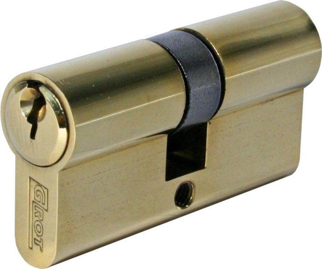 Schlosszylinder 35/35Mm 70Mm Messing 5 Schlüssel - G-700-0103