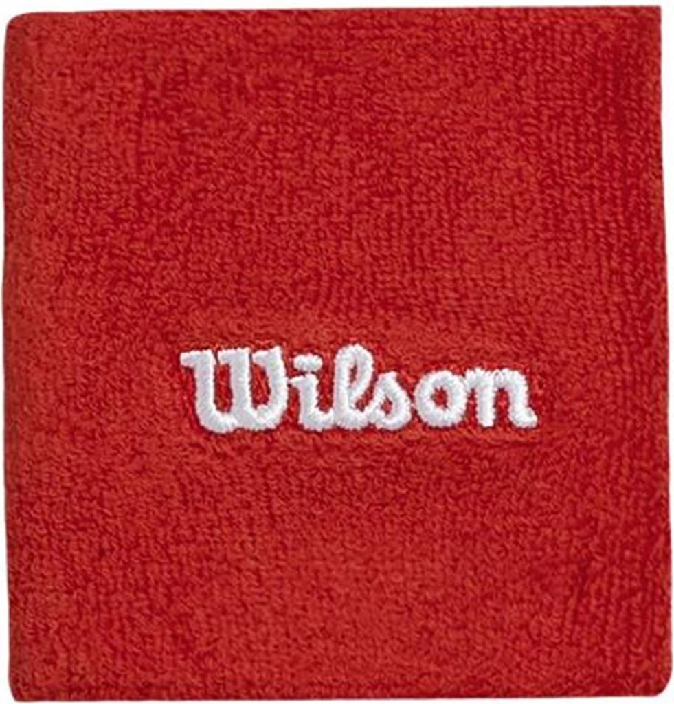 Wilson Terry Logo Wristband Red