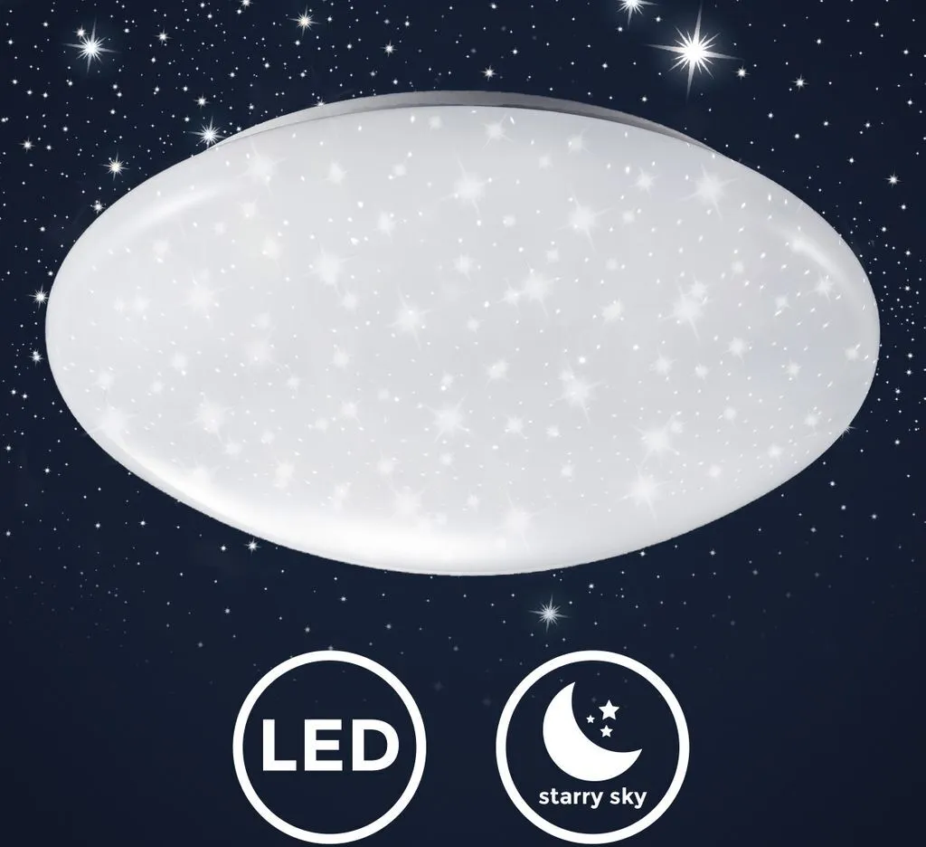 Plafoniera Cameretta Bambini LED Cielo Stellato - Luce 4000K 12W 1200lm