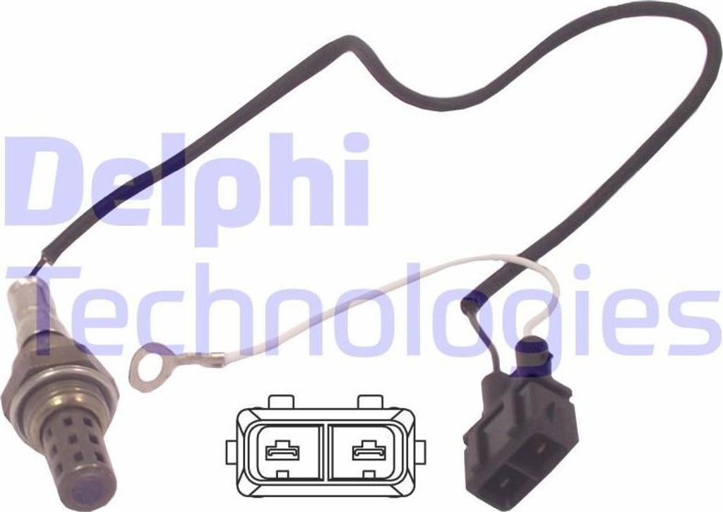 DELPHI ES10998-12B1 Lambdasonde OE 030906265E kompatibel mit Vento, Passat 35I, Golf III, Toledo, Ibiza, Cordoba