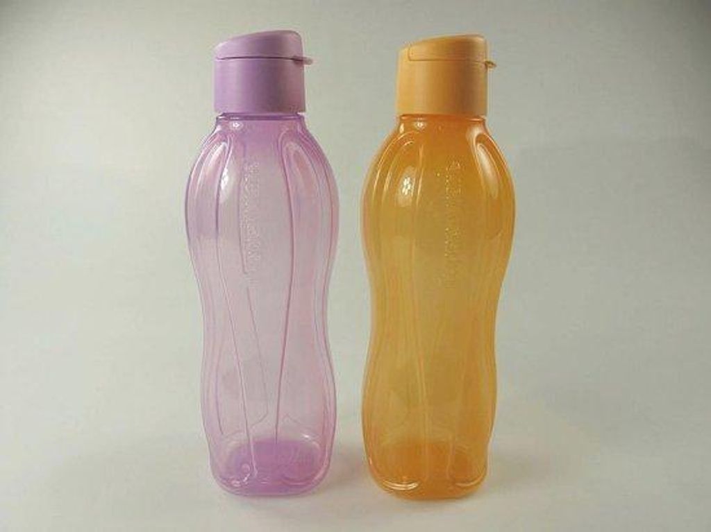 Eco Trinkflasche 750ml - Orange & Lichtlila - Nachhaltig und Geschirrspülerfest