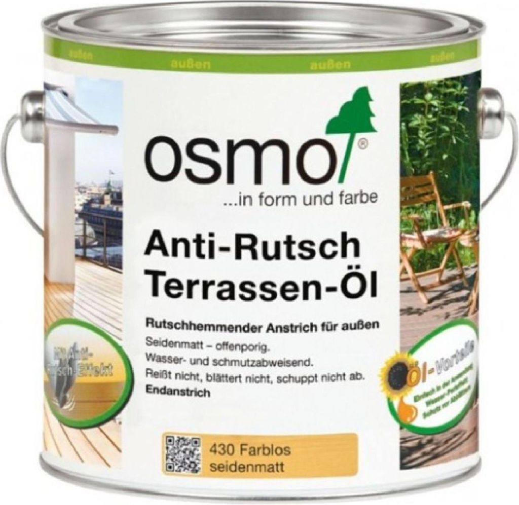 Osmo Anti-Rutsch Terrassen-Öl 2,5 L farblos Produktbild 