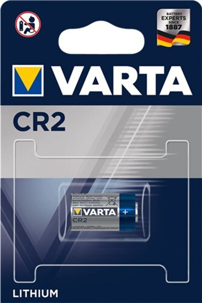 Varta 1x 3V CR 2, Lithium, Zylindrische, 3V, 2,7 cm, 1,56 Produktbild 