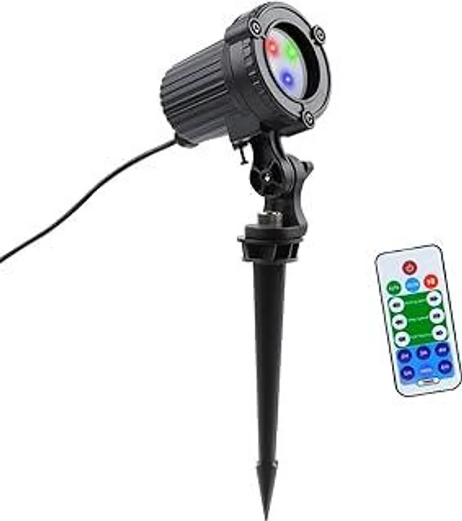 Lampada Proiezione LED Esterni IP65: Luci Natale Giardino con Telecomando