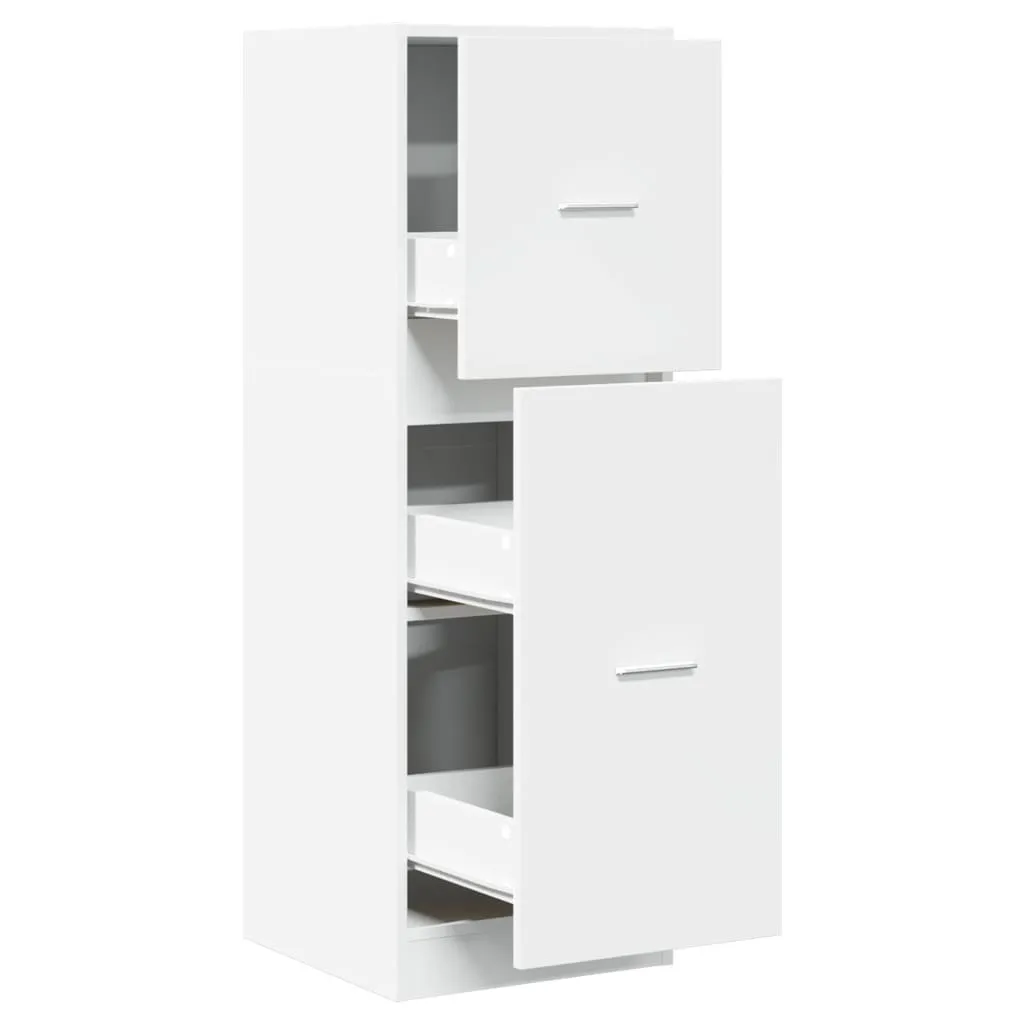 Armadietto Medicine Bianco 40x41x118 cm - Mobiletto Sicurezza Casa