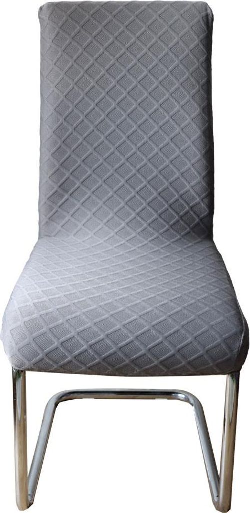 Home Elements Housse de chaise, couleur gris clair Quantité Image du produit 