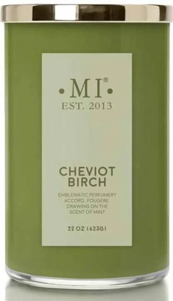 Bougie Cheviot Birch contre les odeurs parfum boisé naturel longue durée