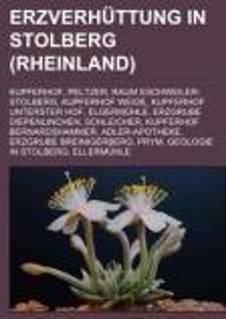 Erzverhüttung in Stolberg (Rheinland)
