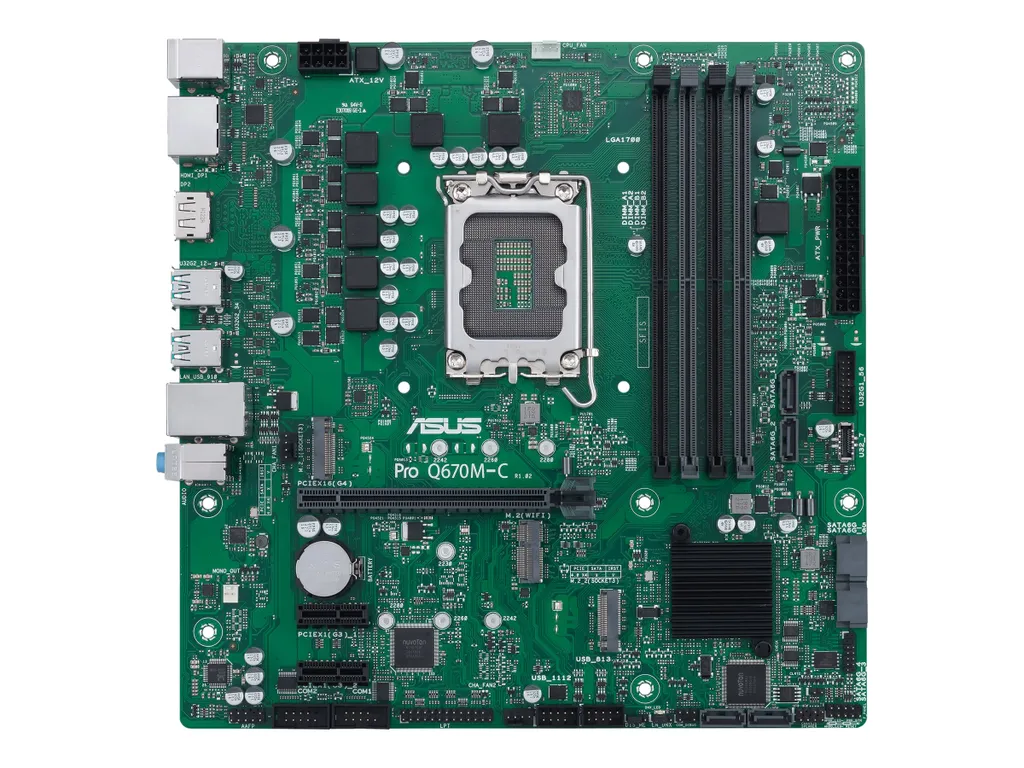 Carte mère professionnelle ASUS PRO Q670M-C-CSM avec chipset Intel Q670