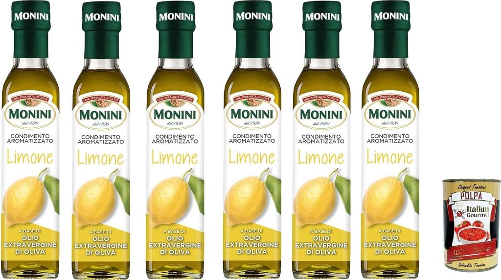 6x Monini Gewürz auf Basis von nativem Olivenöl extra mit Produktbild 