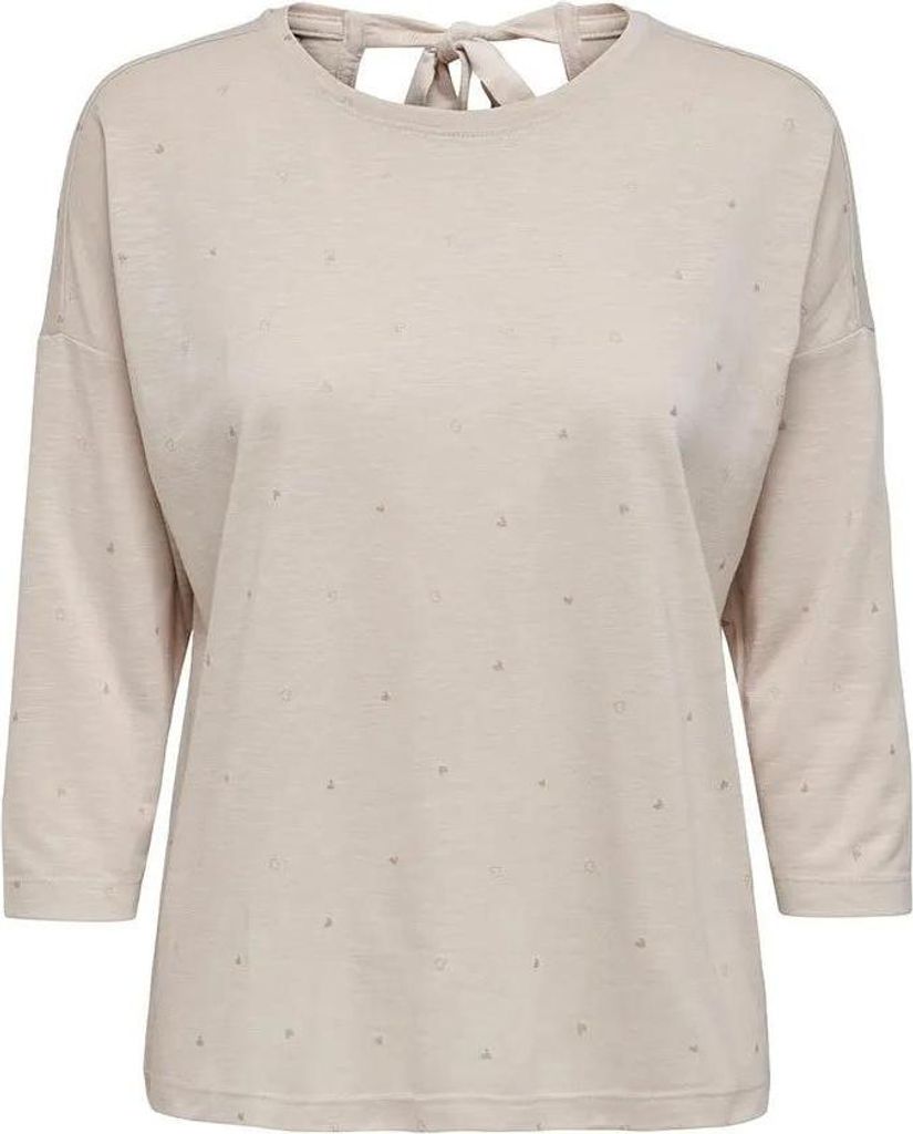 Only Isabella Langarm-t-shirt Beige XS Damen Beige XS