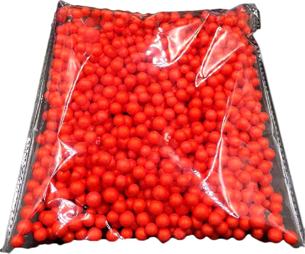 Polystyrol Perle Mini Nicht-Fade-Leichte Gewicht hellfarbener Schaumperle für Geschenkboxfüllung-Rot ,Größen:L
