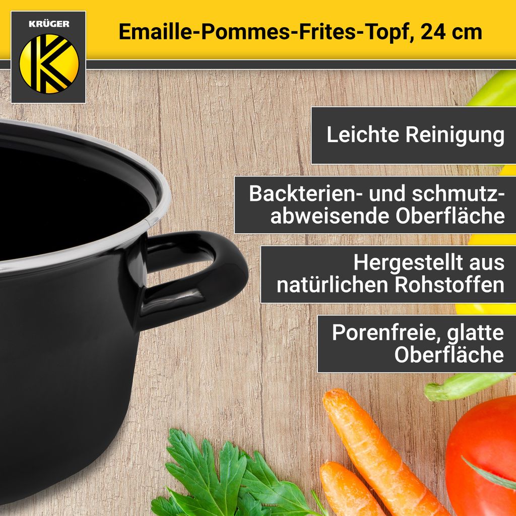 Karl Krüger PF24 Pommes Frites Topf