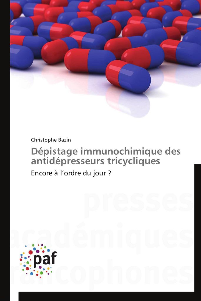 Dépistage immunochimique des antidépresseurs tricycliques