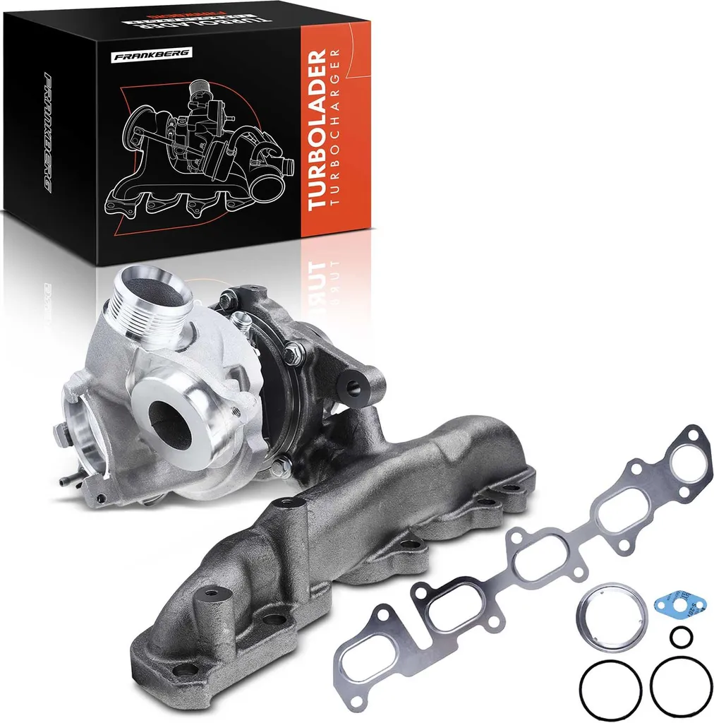 Frankberg Turbocompresseur avec Collecteur pour VW Golf et Audi A3