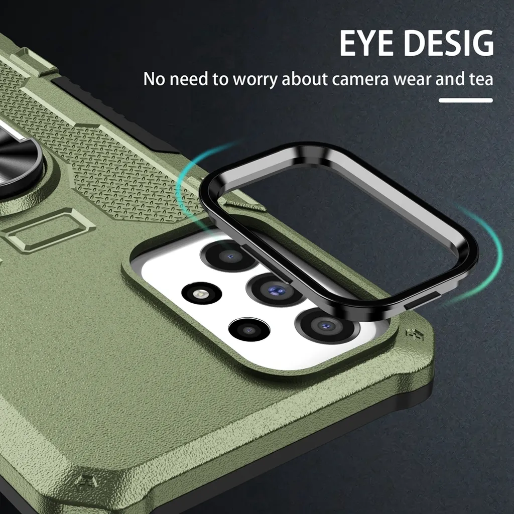 DOINK Cover Custodia per Realme GT, Case Armor PC+TPU Rugged Antiurto