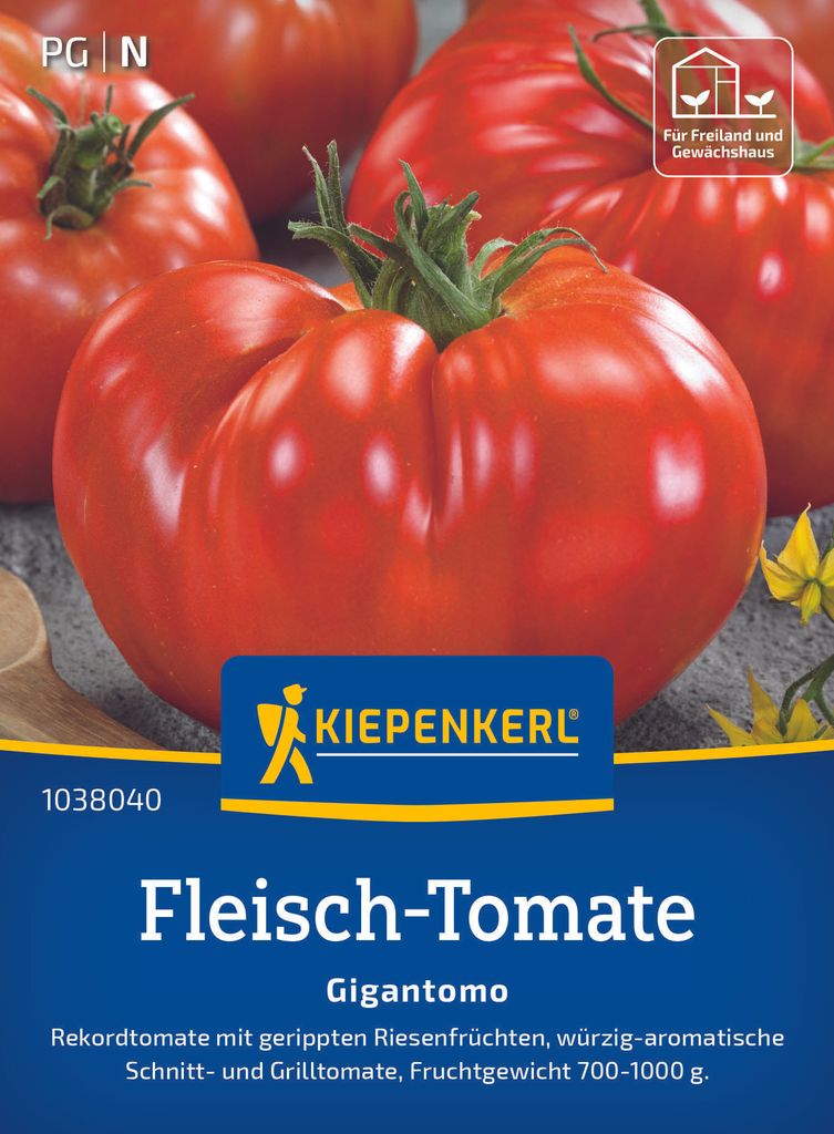 Kiepenkerl Fleisch-Tomatensamen Gigantomo F1 Solanum Produktbild 