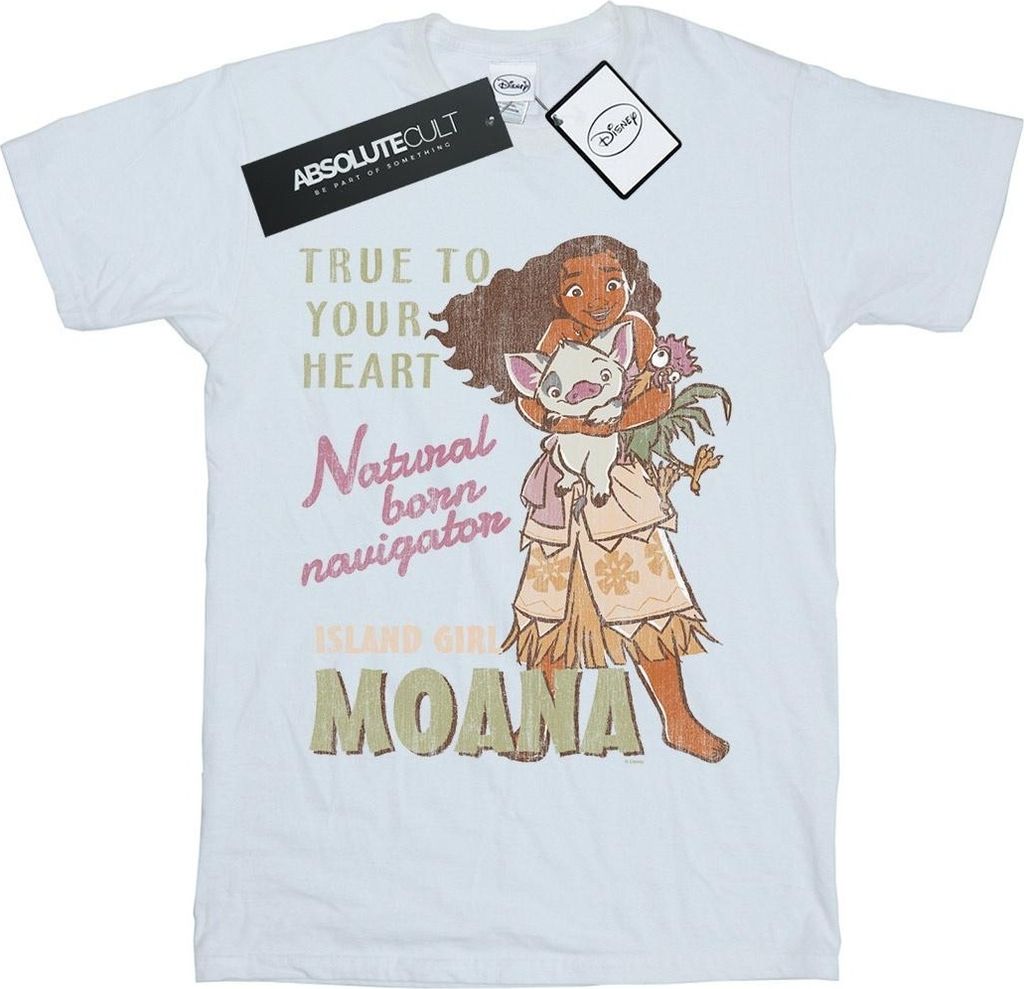 Disney - "Natural Born Navigator" T-Shirt für Damen BI39410 (XXL) (Weiß)