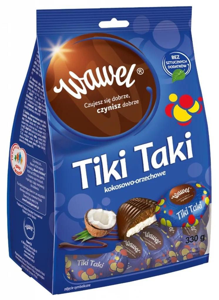 Wawel "Tiki Taki" Konfekt mit Kokos 330g