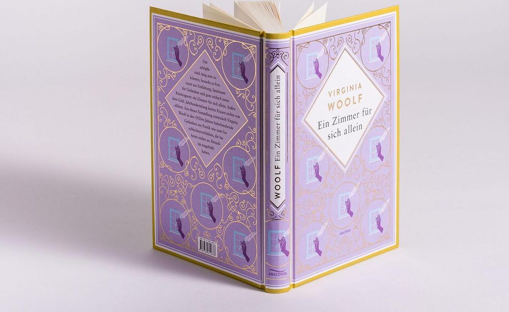 Virginia Woolf, Ein Zimmer für sich allein. Schmuckausgabe mit Goldprägung