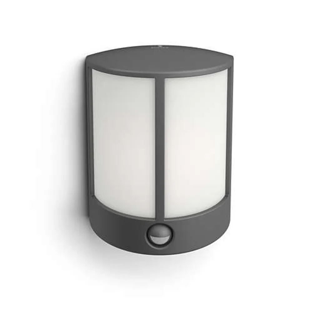 Applique Murale Extérieure LED avec Détecteur Philips Stock Anthracite - 7