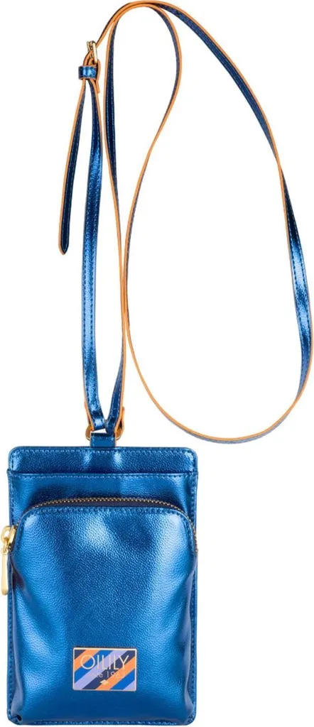 Petit Sac à Épaule Mae Oilily Royal Blue en Tissu Imprimé Haute Qualité
