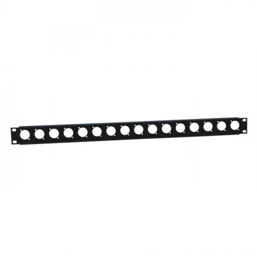 Panneau Rack 1U Acier Adam Hall 872225 Haute Résistance Finition Noir