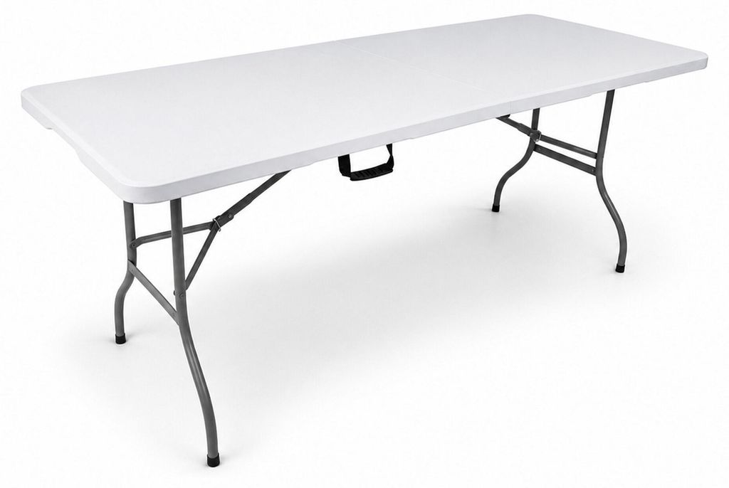 Aga Garten Klapptisch 180x74x74 cm Weiß Produktbild 