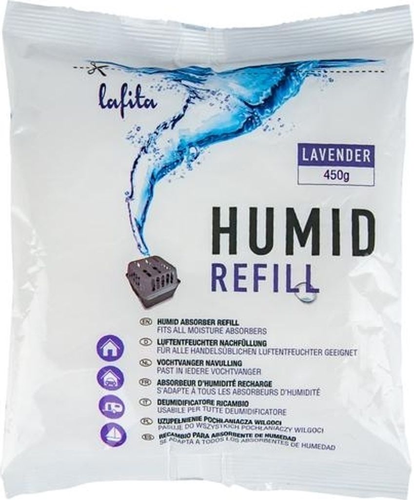 Pohlcovač vlhkosti - náhradná náplň levandule 450g LAFITA Obrázok produktu 