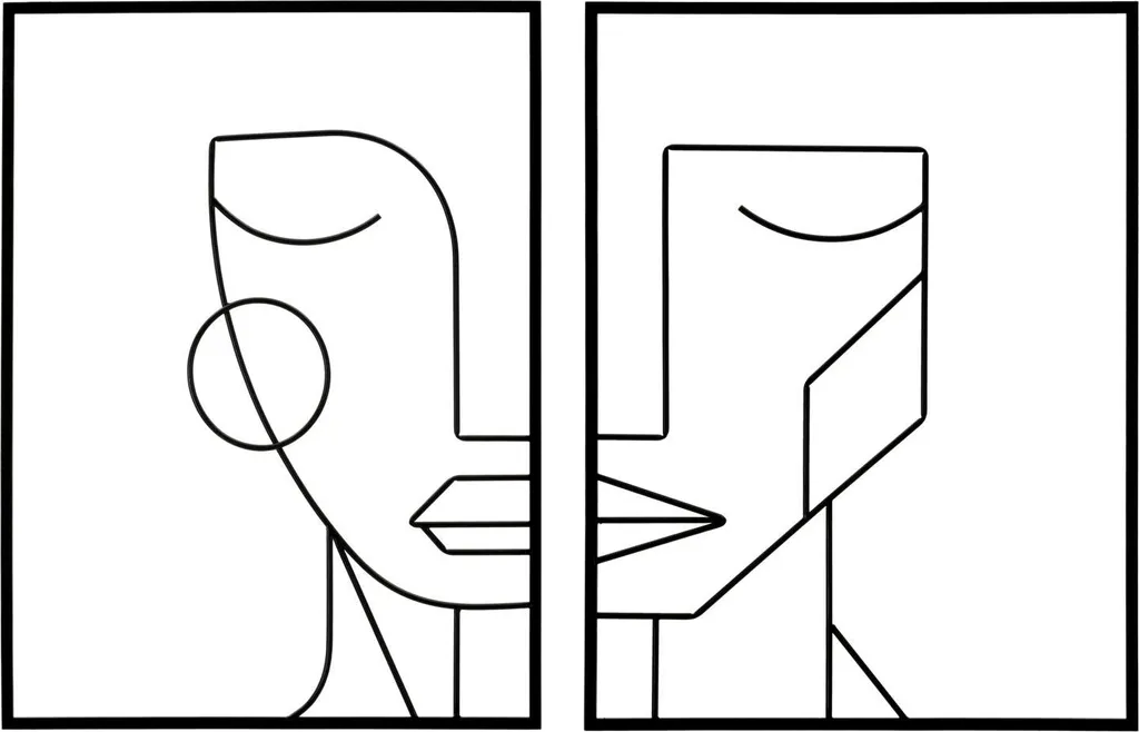Panneau Mural Tribal Simply Noir 60x80 cm Diptyque Déco Design Italien