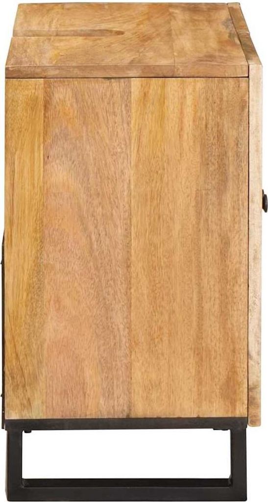 vidaXL Waschbeckenschrank Braun 62 x 33 x 58 cm Massivholz Mango