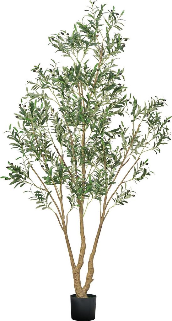 VEVOR Olivier artificiel, 2,4 m, avec pot noir, arbre Image du produit 