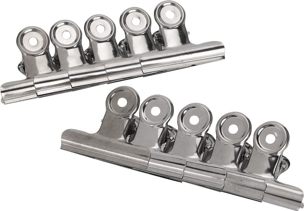 10pcs Bildclip Edelstahlkunstzubehör für Zeichenbrett -Bill -Dokument Schreibweise