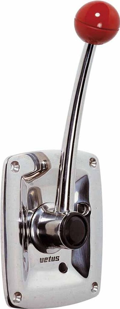Vetus Edelstahl Sisco M-line/h-line 1 Motor Einfacher Hebel Seitenmontage Steuerung Silber Silber One Size